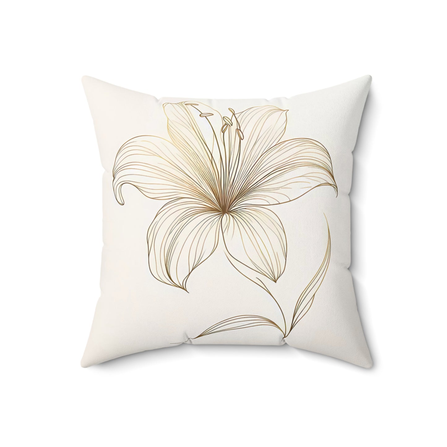 Spun Polyester Square Pillow