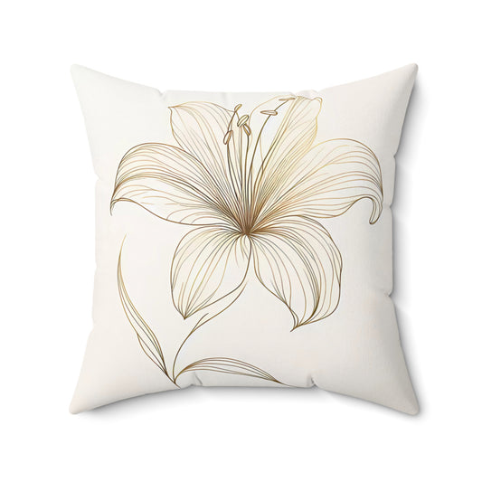 Spun Polyester Square Pillow